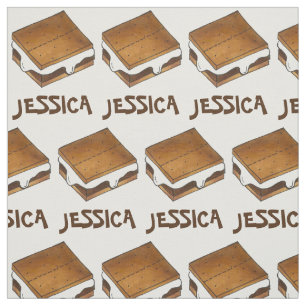 Persoonlijke Marshmallow Camp Fire S'mores Smores Stof