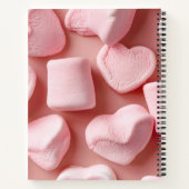 Persoonlijke Marshmallow Harten & Stippen Notitieboek (Achterkant)