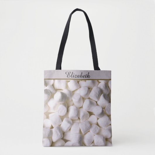 Persoonlijke Marshmallows Tote Bag (Voorkant)