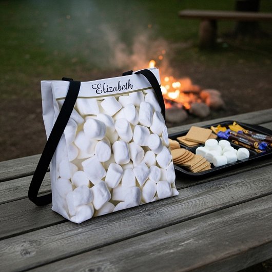 Persoonlijke Marshmallows Tote Bag