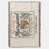 Persoonlijke Maryland Worpdeken Deken (Voorkant Verticaal)