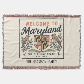 Persoonlijke Maryland Worpdeken Deken