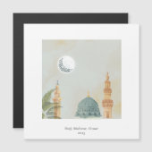 Persoonlijke Masjid An-Nabawi magnetische herinner (Voorkant / Achterkant)
