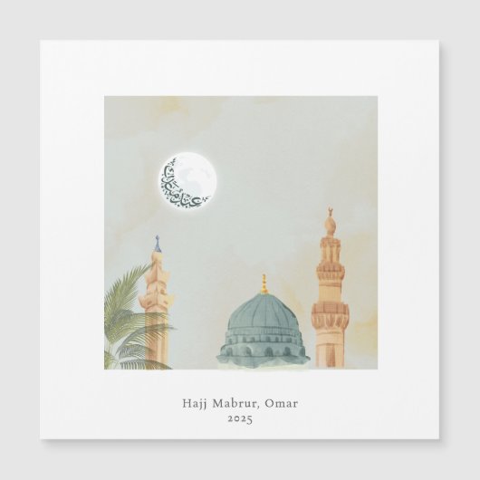 Persoonlijke Masjid An-Nabawi magnetische herinner (Voorkant)