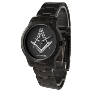 Persoonlijke Masonic Watts   Freemason Gifts Horloge