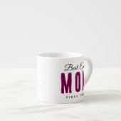 Persoonlijke massage – Beste moeder ooit Espresso Kop (Voorkant rechts)