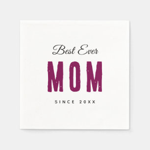 Persoonlijke massage servetten – Beste mama ooit