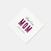 Persoonlijke massage servetten – Beste mama ooit (Hoek)