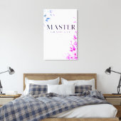 Persoonlijke Master Afstudeerklas 2026 Canvas Afdruk (Insitu (Slaapkamer))