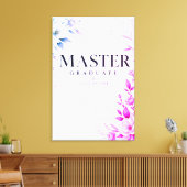 Persoonlijke Master Afstudeerklas 2026 Canvas Afdruk (Insitu (Woonkamer))
