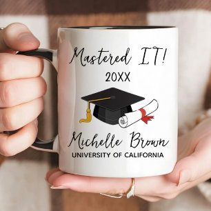 Persoonlijke masterdiploma cadeau MBA cadeau Mok