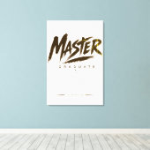 Persoonlijke Masters Graduate Klas 2026 Canvas Afdruk (Insitu (Houten vloer))