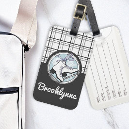 Persoonlijke matige tintelingen bagagelabel