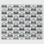 Persoonlijke matige tintelingen cadeaupapier (Vlak)