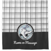 Persoonlijke matige tintelingen douchegordijn (Voorkant)