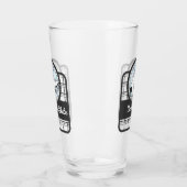 Persoonlijke matige tintelingen glas (Links)