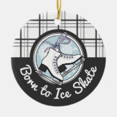 Persoonlijke matige tintelingen keramisch ornament (Voorkant)