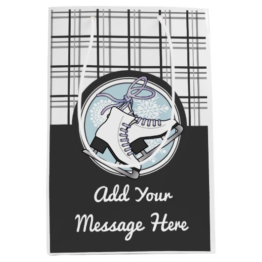 Persoonlijke matige tintelingen medium cadeauzakje (Voorkant)