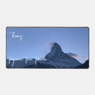 Persoonlijke Matterhorn Foto Vergeven Christelijk Bureaumat