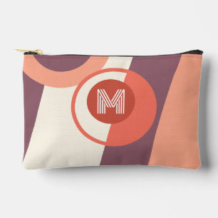 Persoonlijke Mauve Perzik Oranje Koraal Rood Retro Etui