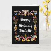 Persoonlijke medaille kaart (Gele Bloem)