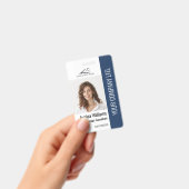 Persoonlijke medewerker Blauwe ID Badge (Handheld)