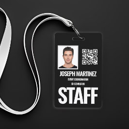 Persoonlijke medewerker Foto-ID Badge