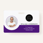 Persoonlijke medewerker Foto ID Company Security B Badge (Voorkant)