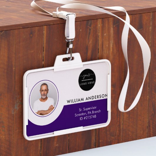 Persoonlijke medewerker Foto ID Company Security B Badge