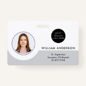 Persoonlijke medewerker Foto ID Company Security B Badge (Voorkant)