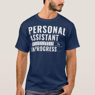 Persoonlijke medewerker in de toekomstige training t-shirt