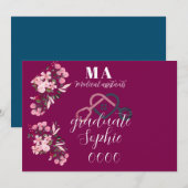 Persoonlijke medische assistenten afgestudeerd kaart (Voorkant / Achterkant)