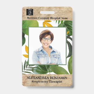 Persoonlijke medische ID-kaart met werknemersfoto  Badge