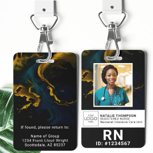 Persoonlijke medische medewerker Lanyard foto-ID Badge