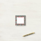 Persoonlijke medische verpleegster plakbriefjes post-it® notes (Op bureau)