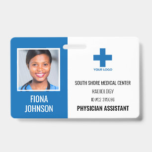 Persoonlijke Medische Werknemer Logo Pasfoto ID Badge