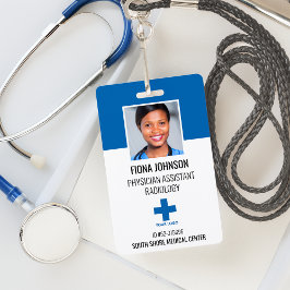 Persoonlijke Medische Werknemer Logo Pasfoto ID Badge