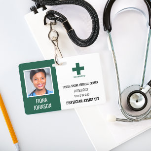Persoonlijke medische werknemerslogo-foto-ID Badge