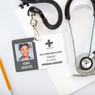 Persoonlijke medische werknemerslogo-foto-ID Badge