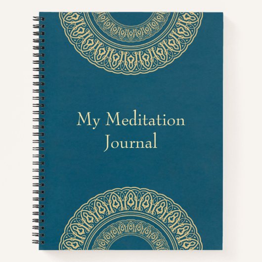 Persoonlijke Meditation Journal Notitieboek (Voorkant)