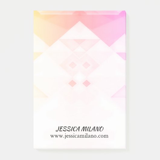 Persoonlijke Meer Kleurige Notities Post-it® Notes (Voorkant)