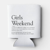 Persoonlijke Meiden Weekend Definitie Koeler (Achterkant)