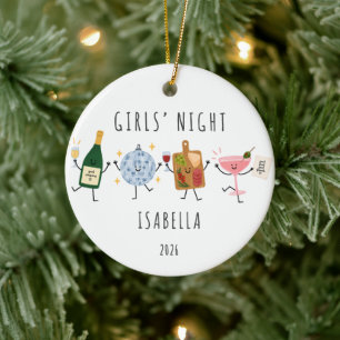 Persoonlijke Meidenavond Kerst Ornament