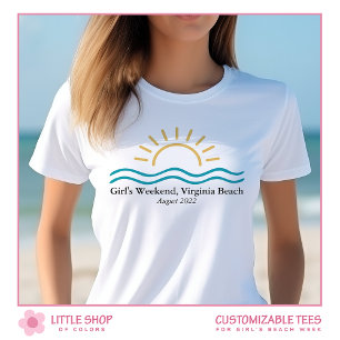 Persoonlijke Meidenweek aan het Strand T-shirt