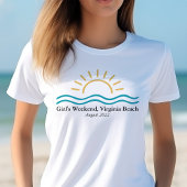Persoonlijke Meidenweek aan het Strand T-shirt
