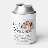 Persoonlijke Meidenweekend Definitie Foto Blikjeskoeler (Blikje Voorkant)