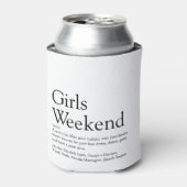 Persoonlijke Meidenweekend Definitie Koeler (Blikje Voorkant)
