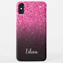 Persoonlijke meisjesachtige hete roze glitters zwa