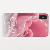 Persoonlijke meisjesnaam Gold Roos Floral Case-Mate iPhone Case (Achterkant (horizontaal))