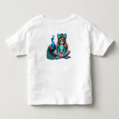 Persoonlijke meisjesnaam kinder shirts (Achterkant)